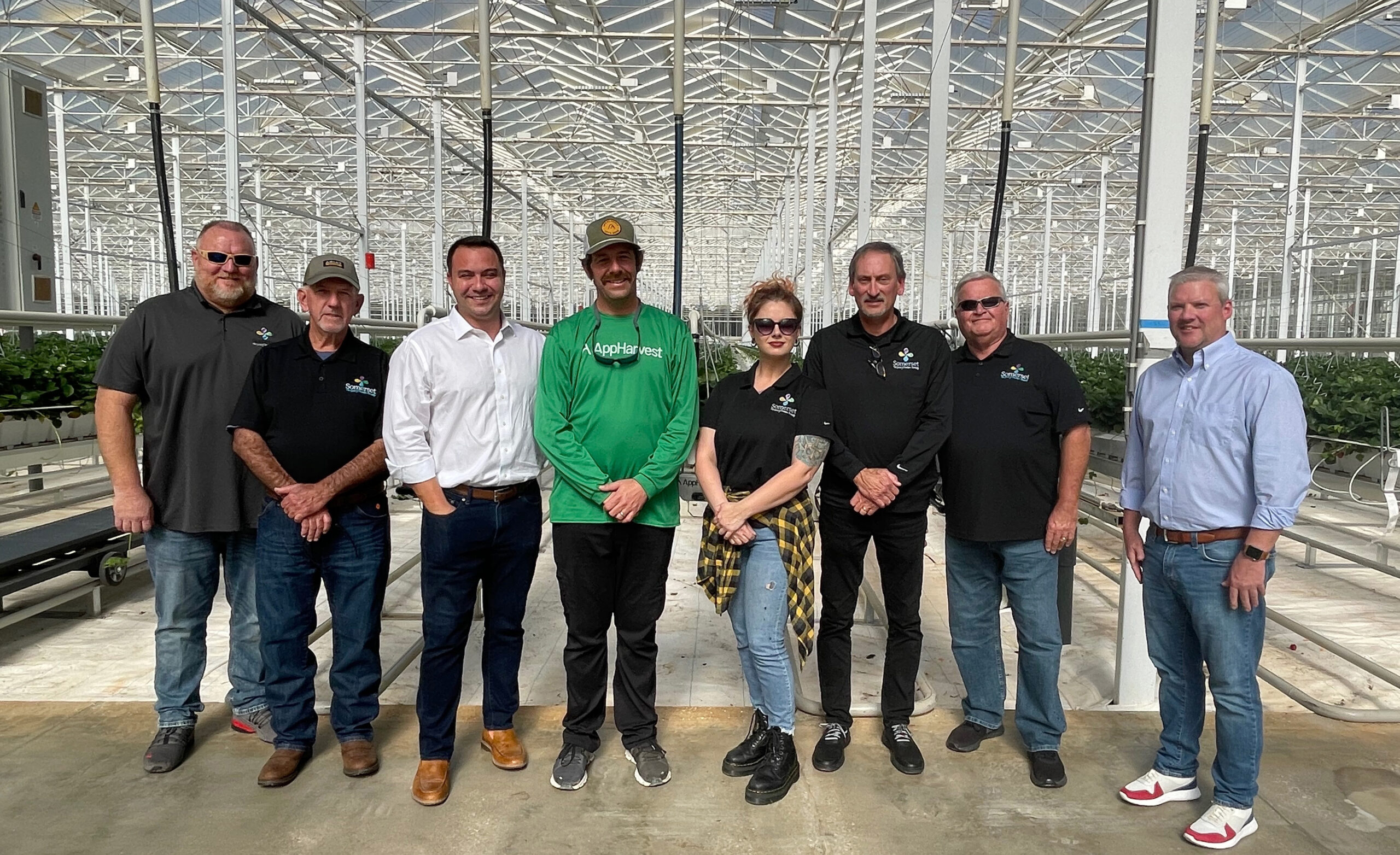 City of Somerset leaders tour new AppHarvest facility City of